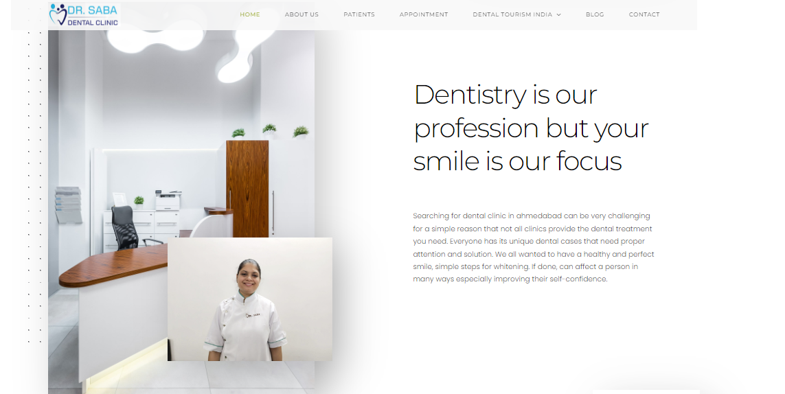 Dr Saba Dental Clinic Website